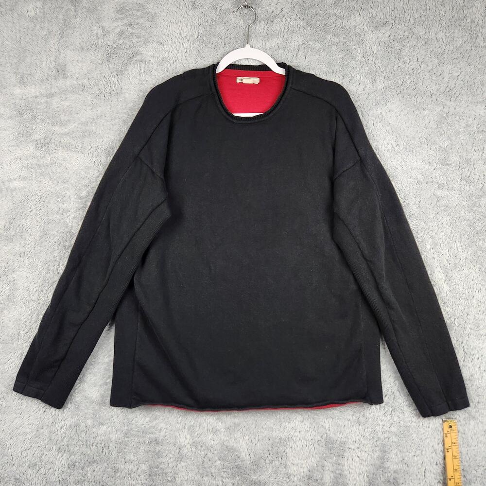 Carbon2cobalt Sweater Mens XL Gray Cotton Cashmere Crewneck Pullover Soft Knit